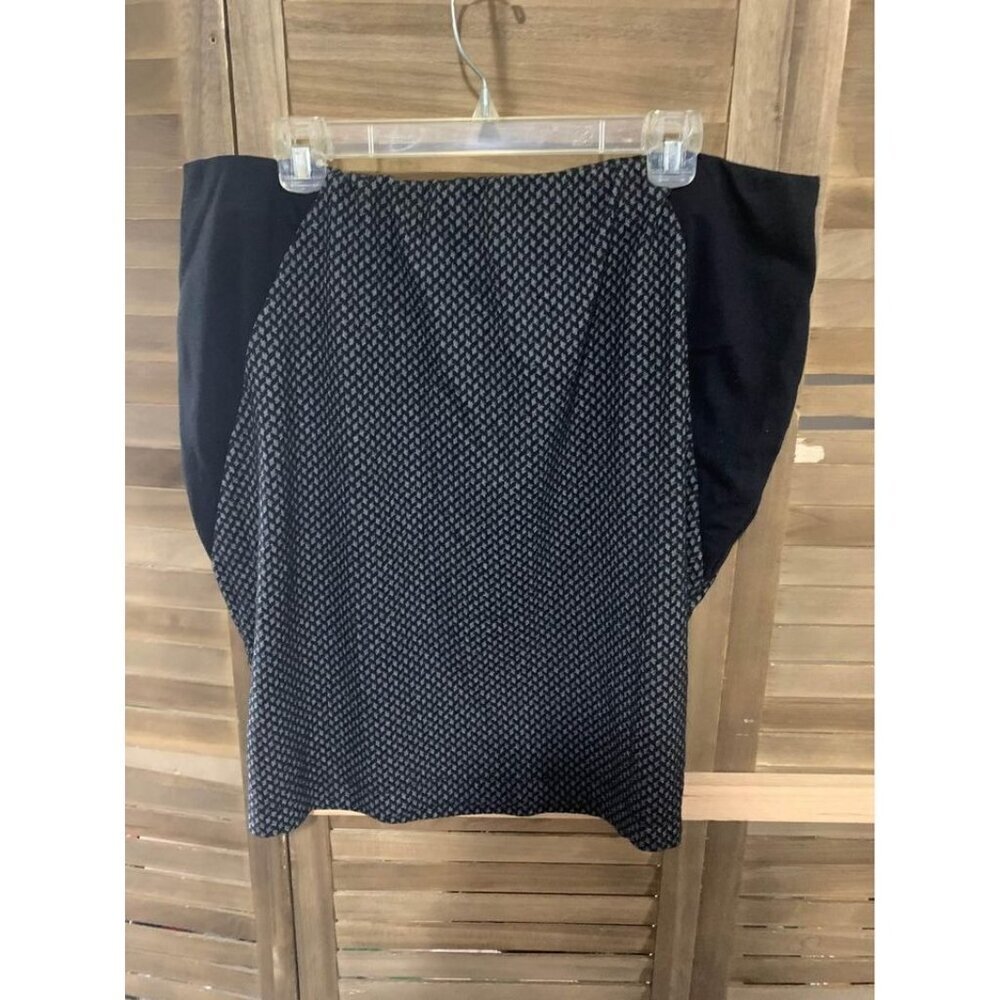 Pure Energy Pencil Skirt Business Casual Office Preppy Y2K Black Womens Size 2X